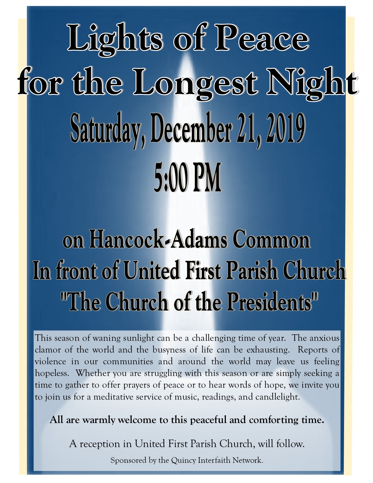 Wollaston Congregational Church to Wollaston UCC, 48 Winthrop